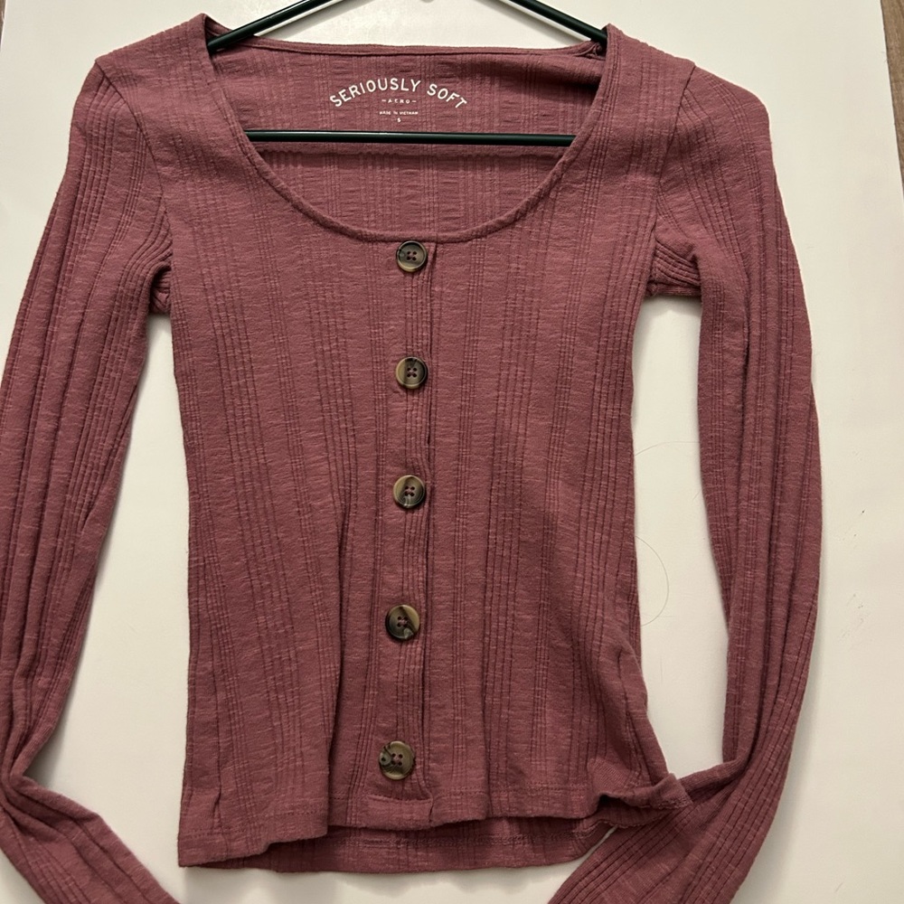 Aeropostale Purple Long Sleeve
